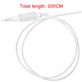 4 Pcs 2 Meter Syphon Tube Hand Fuel Pump Gasoline Siphon Hose Gas Oil Water Fuel Transfer Siphon Pump for Water Gasoline. 