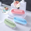 Scrubbing Brush Hard Bristled Laundry Clothes Shoes Scrubbing Brush Portable Plastic Hand Cleaning Brush Kitchen Bathroom. 