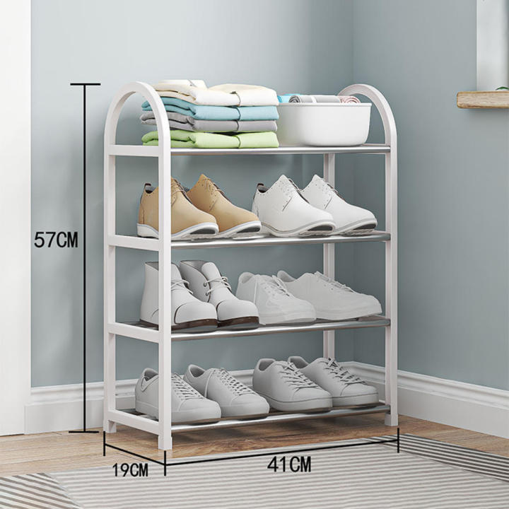 Pp+Steel%20Pipe%20Shoe%20Organizer%20Convenient%20%20Black/White/Pink%2057%20*%2019%20*%2041cm%20Hanging%20Shoe%20Rack%20Space-Saving%20Shoe%20Storage%20for%20Home%20Organization%20Entryway%20Storage%20Bedroom%20Furniture%20Apartment%20Living%20Shoe%20-%20Image%207