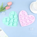 Cake Model Romantic Love Silicone Molds Silica Gel Chocolate Ice Tray Ice Mould Love Shape Small Heart Cake Mold Baking Tools. 