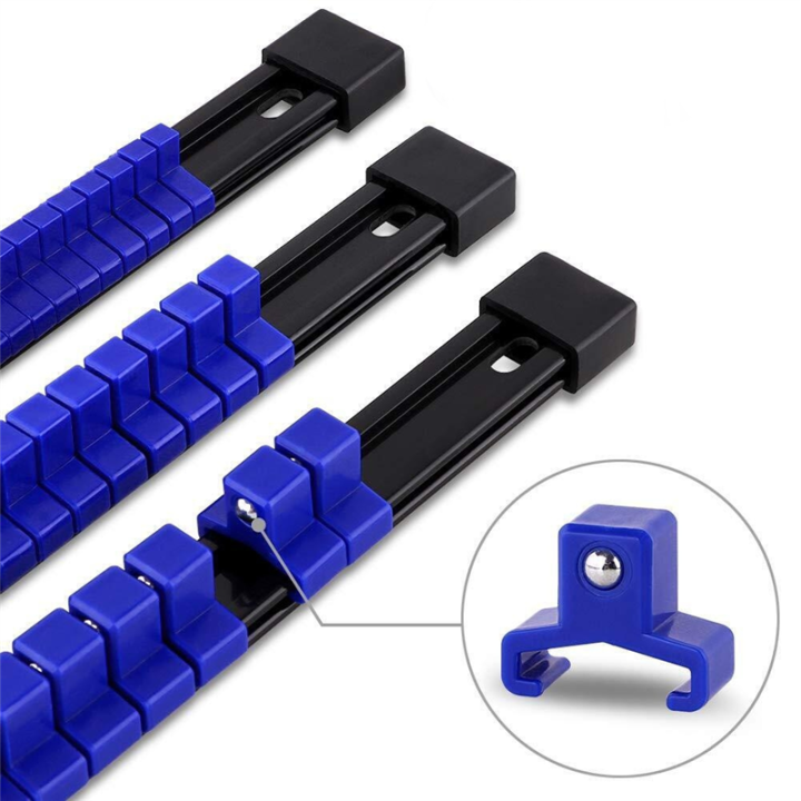 Deep Socket Hanging Rack Heavy Duty Socket Racks Universal Socket Organizer Rail Bracket Socket ...