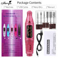 Polishing Nails MonjaPro Upgraded Salon Care File Electric Grinder Machine Grinder Drill Equipment Speed Adjustable. 