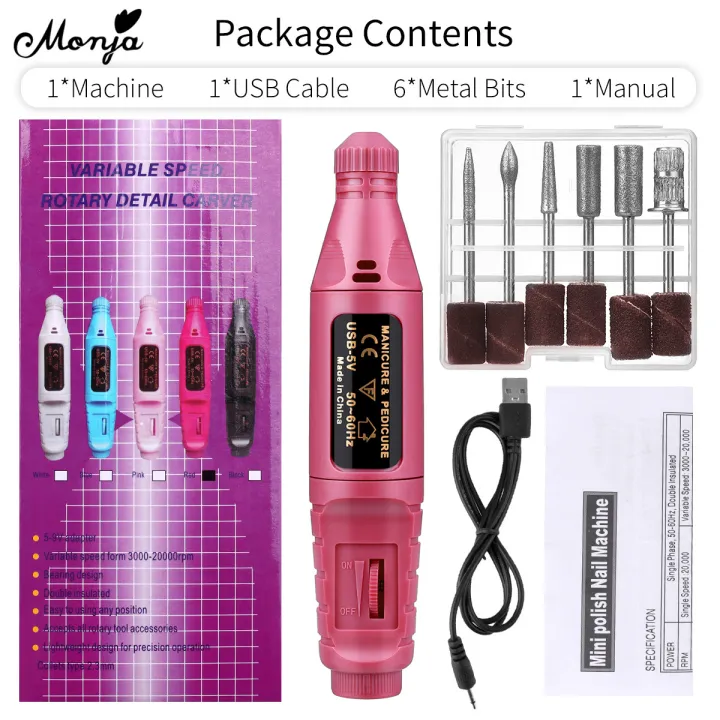 Polishing%20Nails%20MonjaPro%20Upgraded%20Salon%20Care%20File%20Electric%20Grinder%20Machine%20Grinder%20Drill%20Equipment%20Speed%20Adjustable%20-%20Image%202