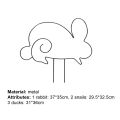 Penasfe Flower Support Ring Effective Beautiful Duck Shape Flower Support Ring. 