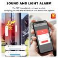 ARELENE Tuya Smart WiFi Door Sensor 80dB Sound Window Sensor Smart Life Arm Disarm Door Sensor APP Alert Alarm Door Sensor. 