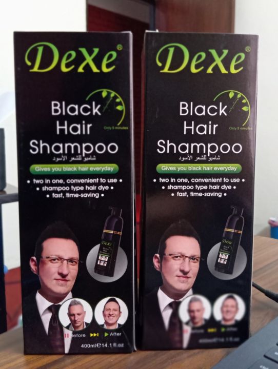 Dexe Black Hair Shampoo   - 400 ML