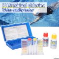 LufanshopFifty percent discount PH Chlorine Water Test Kit Tester Hydrotool Testing Kit Swimming Pool Water Alkalinity Test Hydroponics Aquarium Accessories. 