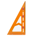 2In1 Rafter Square,Positioning Triangle Ruler Rafter Square Tool Adjustable Triangle Ruler Protractor for Woodworking,B. 