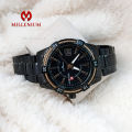 Millenium MW58014 Fashion Waterproof Casual Luminous Watch for Men - Black. 