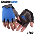 DISICHEN Profesional 1Pair Cycling Gloves for Men Women, Anti Slip Shock Absorbing Biking Gloves Half Finger Gel Pad Breathable Bike Bicycle Gloves. 