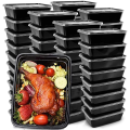 50-Pack Food Storage Lunch Box Plastic Bento Boxes Reusable To-Go Food Containers. 