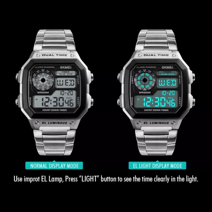 SKMEI%201335%20Double%20Time%20Digital%20Chronograph%20Stainless%20Steel%20Water%20Resistant%20Watch%20For%20Men%20-%20Image%205