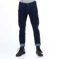 Navy Blue Stretchable Premium Jeans For Men. 