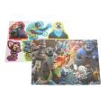 Multicolored Zootopia Jigsaw Puzzle With Stickers For Kids. 