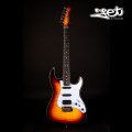 Jet Guitars JS 600 BS HSS Roasted Maple Sunburst w/ Gigbag. 