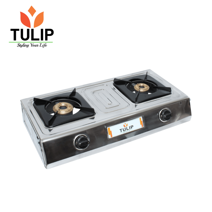 Tulip Gas Stove 2 Burner Medium Body(OMNI+)Nonauto