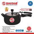 United UC0094 Induction    Pranzo Black Inner Lid  Pressure Cooker 6.5L. 