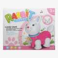 Pink/White Cute Rabbit Toy For Kids. 