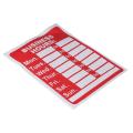 Sign For Company Stores Store or Office Business Hours Sign Waterproof Sunscreen Open Signs. 