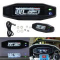Motorcycle Speedometer Oil Gauge Tachometer Universal Digital Meters Instrument Cluster Turn Signal Light Indicator. 