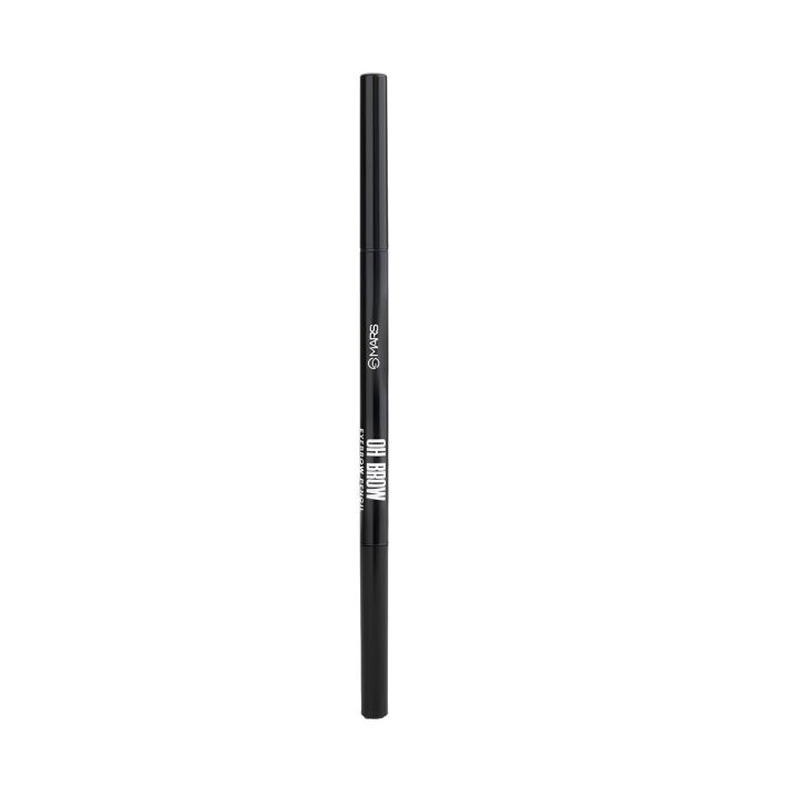 MARS OH Brow Eyebrow Pencil | Micro Precision Retractable with a Spoolie | Highly Pigmented | Smudge Proof & Water Resistance | Long-Lasting | Lightweight Eyebrow Pencil (0.1 gm)