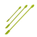 Set spoon double head baking mini cosmetic bottle silicone spatula 3 piece set 2-in-1 spatula jam bottle spatula. 
