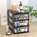 【Hot New Release】Organizer Storage Drawer Type Box Drawers Desktop Plastic Desk Jewelry Cabinet Container Table Case Sundries Makeup Trays. 