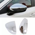 OYPFXMI ABS Chrome Rearview Side Mirror Cover Trim 2Pcs for 3 2019-2020. 