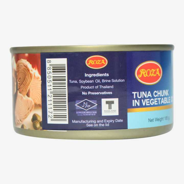 Roza%20Tuna%20Chunk%20In%20Vegetable%20Oil%20185gm%20-%20Image%204