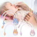 Baby Nasal Aspirator - Safe Anti-Reverse Nose Cleaner with Cartoon Design for Newborns & Infants. 