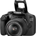 Canon EOS 2000D 24.2 MP DSLR Camera With EF-S18-55 (16 Gb Card )- Black. 