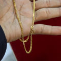 Gold Plated Chain Looks Like Real Gold For Unisex. 
