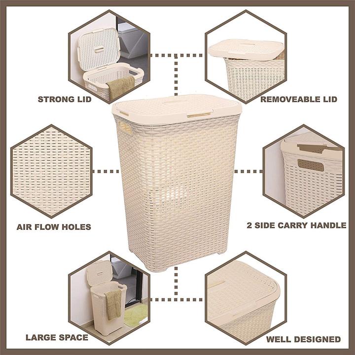 Plastic%20Square%20Shape%20Laundry%20Basket%20Organizer%20With%20Lid%20-%20Image%203