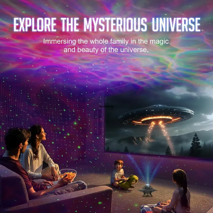 UFO Galaxy Projector Star Projector Led Lights Night Light for Adults ...