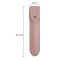 Fashion Non Slip Stylus Pen Case Anti-lost Dust Proof Pencil Holder Soft Leather Protective Shell for Apple Pencil 2 1 Universal. 