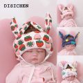 DISICHEN Portable Cute Ear Baby Toddler Cap Safety Helmet Head Safety Soft Comfortable Head Security Protection Adjustable Learn To Walk Crash Hat. 