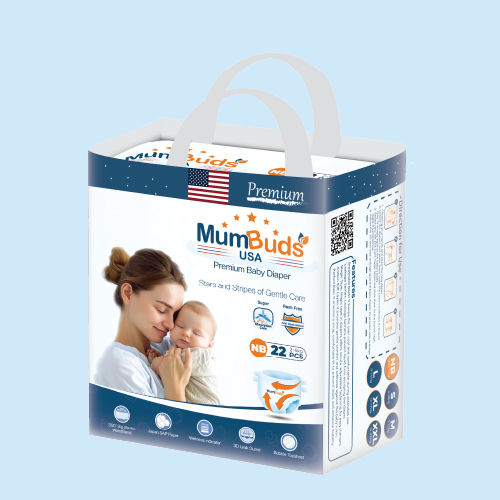 MumBuds%20American%20UltraThin%20Baby%20Diaper%20Newborn%2022Pcs%20-%20Image%203