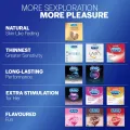 Durex Condoms | 120 Count (12 Mix Flavor Pack) | Bubblegum + Chocolate Strawberry | Extra Thin | From Haatbazar | Haat bazar | Haatbazaar | Hatbazar. 