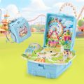 Creative Stereo Book 3D Folding Book Dream Amusement Mini Model Keychain Cartoon Castle Pop Up Book Keychain Educational Toy. 