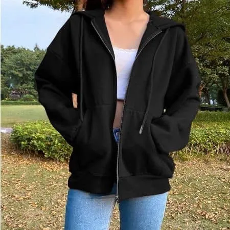 Hoodie%20Pullover%20for%20Women%20Casual%20Solid%20Long%20Sleeve%20Zipper%20Pocket%20Shirt%20Hooded%20Sweatshirt%20Tops%20-%20Image%204