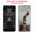 Anba Original 6.6 inches IPS LCD For Infinix Hot 12i LCD Display Touch Screen Digitizer Assembly Replacement For Infinix Hot 12i X665B, X665 Display Screen. 