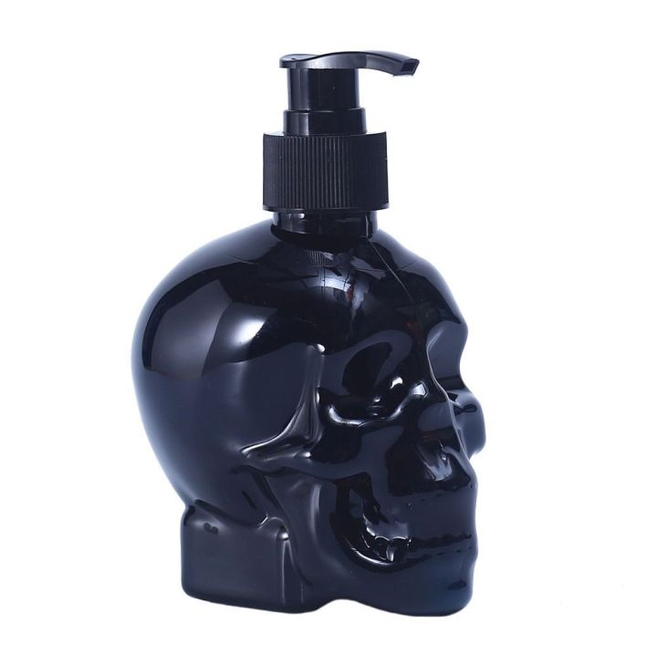New Plastic Skull Soap Dispenser Black/ White/ Transparent Goth Decor Soap Dispensers Black Edition Dispenser Household