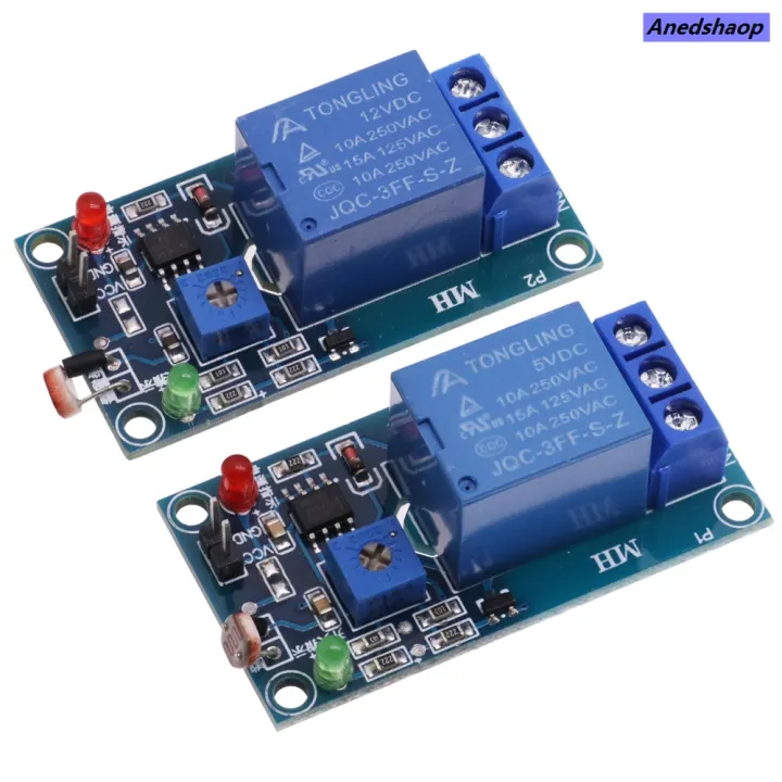 Anedshaop%205V%2012V%20Light%20Photoswitch%20Sensor%20Switch%20LDR%20Photoresistor%20Relay%20Luxury%20Module%20Light%20Detection%20Photosensitive%20Sensor%20Board%20For%20Arduino%20-%20Image%203