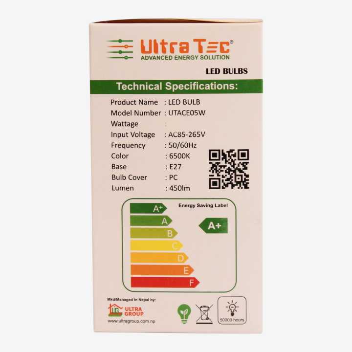 ULTRA%20TEC%20White%20LED%20Bulb%20E27%202Watt%20-%20Image%204