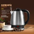 1.8L Fast Boiling Electric Kettle - Stainless Steel, Easy & Convenient. 