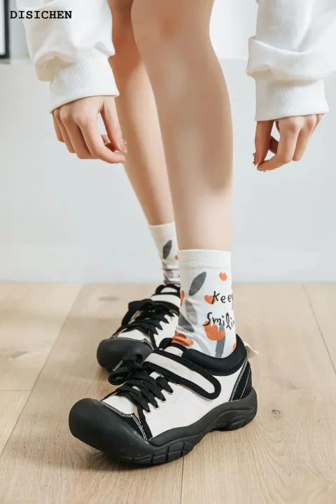 DISICHEN%20Profesional%20New%20Japanese%20Cute%20Cartoon%20Bear%20Girl%20Stockings%20Tide%20Tube%20Socks%20Candy%20Color%20Cotton%20Socks%20-%20Image%205