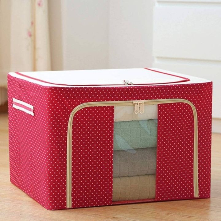 Storage%20Box%20Foldable%20Large%20Capacity%20Oxford%20Cloth%20Clothes%20Sundries%20Organizer%20Case%20For%20Household%2066ltr-1Pcs%20-%20Image%203