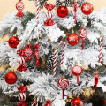 36Pcs Christmas Tree Hanging Pendants Christmas Spheres Silver. 