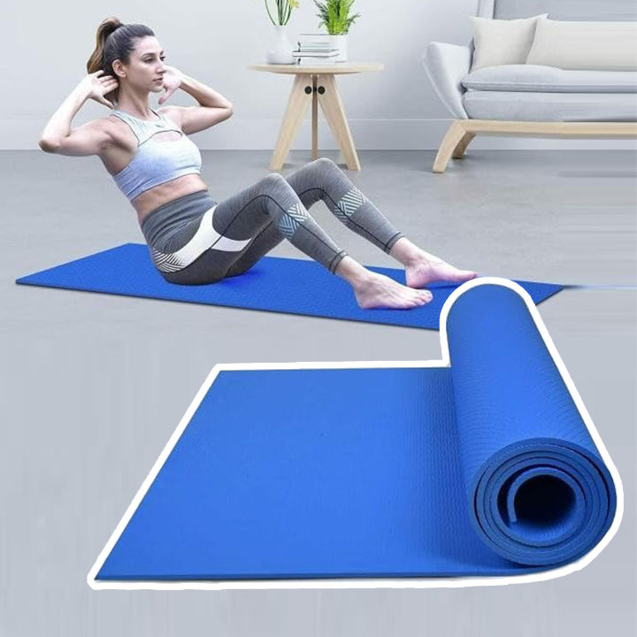 Yoga Mat, Exercise Mat, 6mm Thick