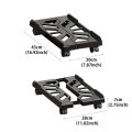 Computer Tower Stand Adjustable Mobile CPU Stand CPU Holder PC Tower Stand with Rolling Caster Wheels Riser Stand Black. 